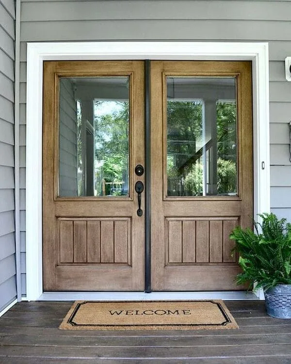 pintu rumah dengan kaca